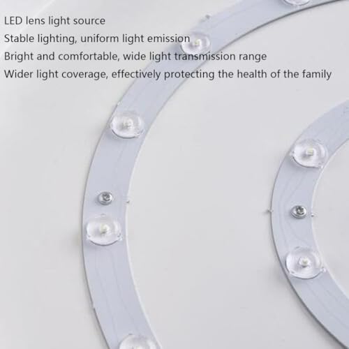 Luminaire coloré en forme de macaron en bois dimmable