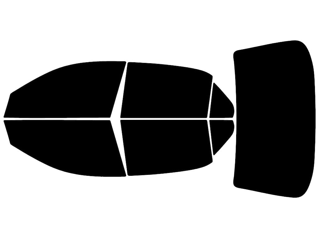 Rvinyl Window Tint Kit Compatible with Honda Accord 2003-2007 (Sedan) - Complete Precut Kit - 5%