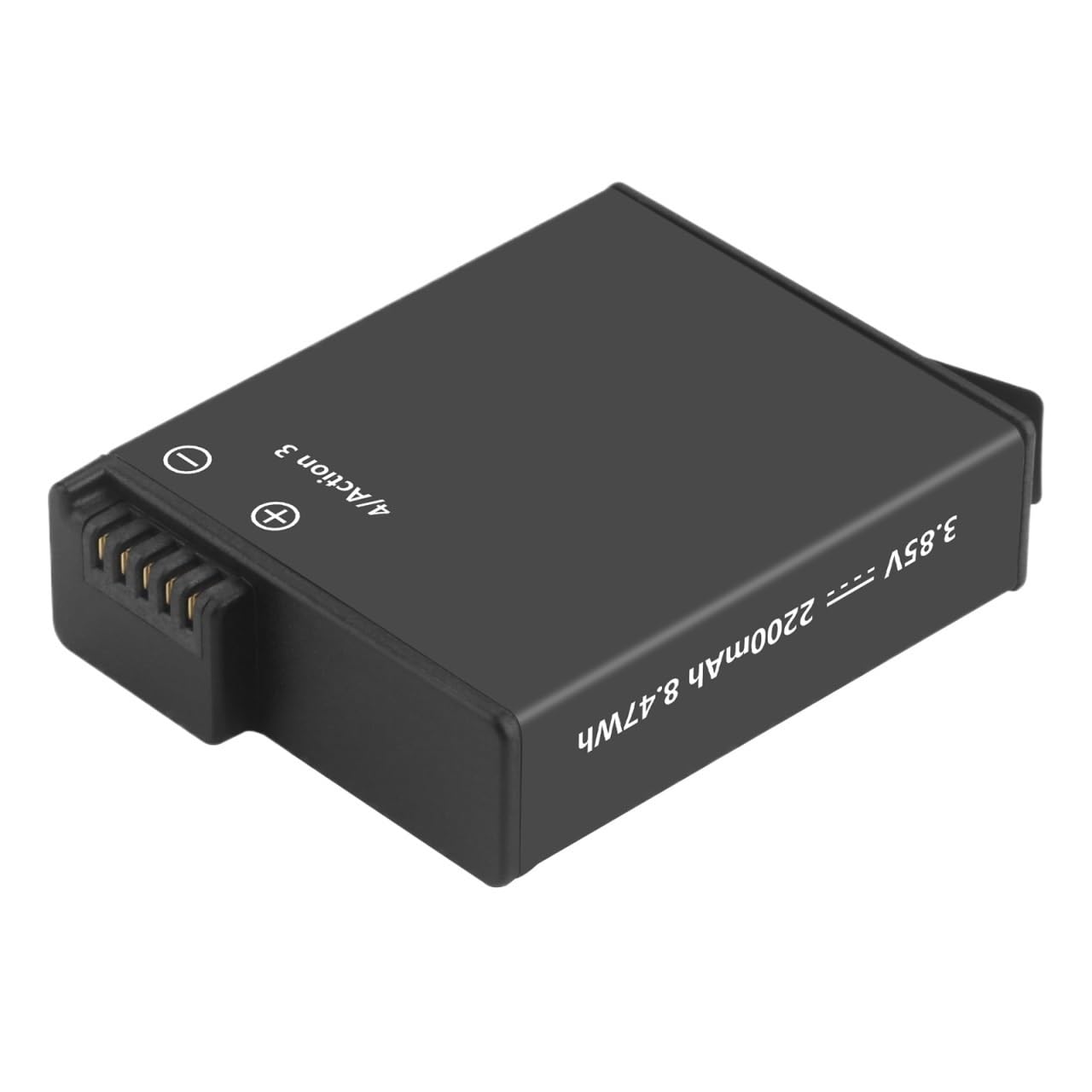 avec Chargeur LED caméra USB Chargeur Hub caméra d'action 4/3 Accessoires(1PCS B with Charger)