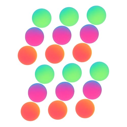 Balles rebondissantes YARNOW multicolores en caoutchouc pour jeux de groupe éducatifs
