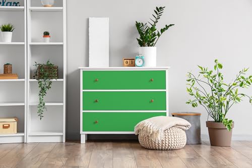 Papel pintado verde autoadhesivo 100x50 cm para muebles de cocina 3