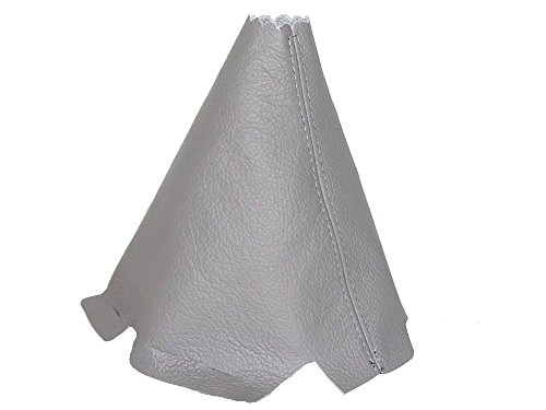 The Tuning-Shop for Mazda 6 2002-07 Manual Shift Boot Grey Genuine Leather