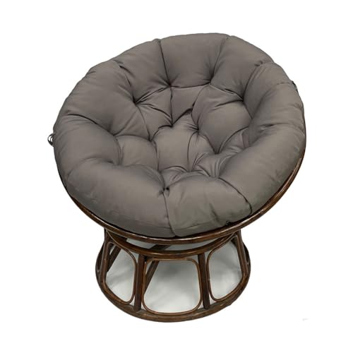 Hiseng Papasansessel Kissen Sitzauflage, Rundes Papasan Stuhlkissen,...