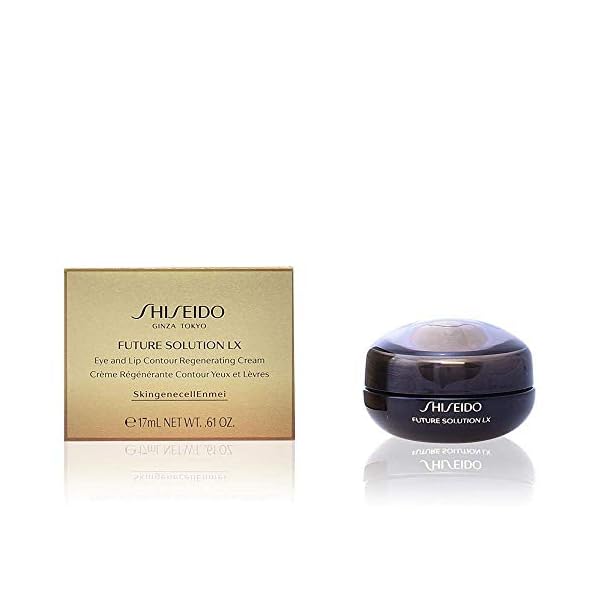 Shiseido Future Solution LX Eye and Lip Contour Regenerating Cream - 17 mL - Prevents & Smooths the Look of Wrinkles, Sagging & Puffiness for Radiant, Hydrated Skin