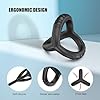 LIHAIYO Everyday Noir Hommes Silicone Training Props Accessoires #1