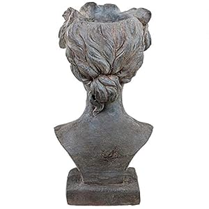 Design Toscano Flora Roman Nymph of Flowers Sculptural Head Planter