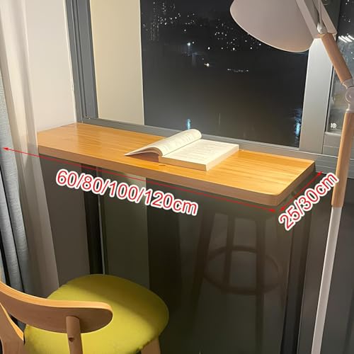 Bureau mural pliant 60 cm | Table flottante gain de place