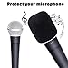Microphone Covers Foam, 6 Pcs Soft Foam Mic Covers, Microphone Windscreen Pop Filter Cover Protection Noise-cancellation Windsock Cover Microphones Accessories for Most Standard Handheld Microphones