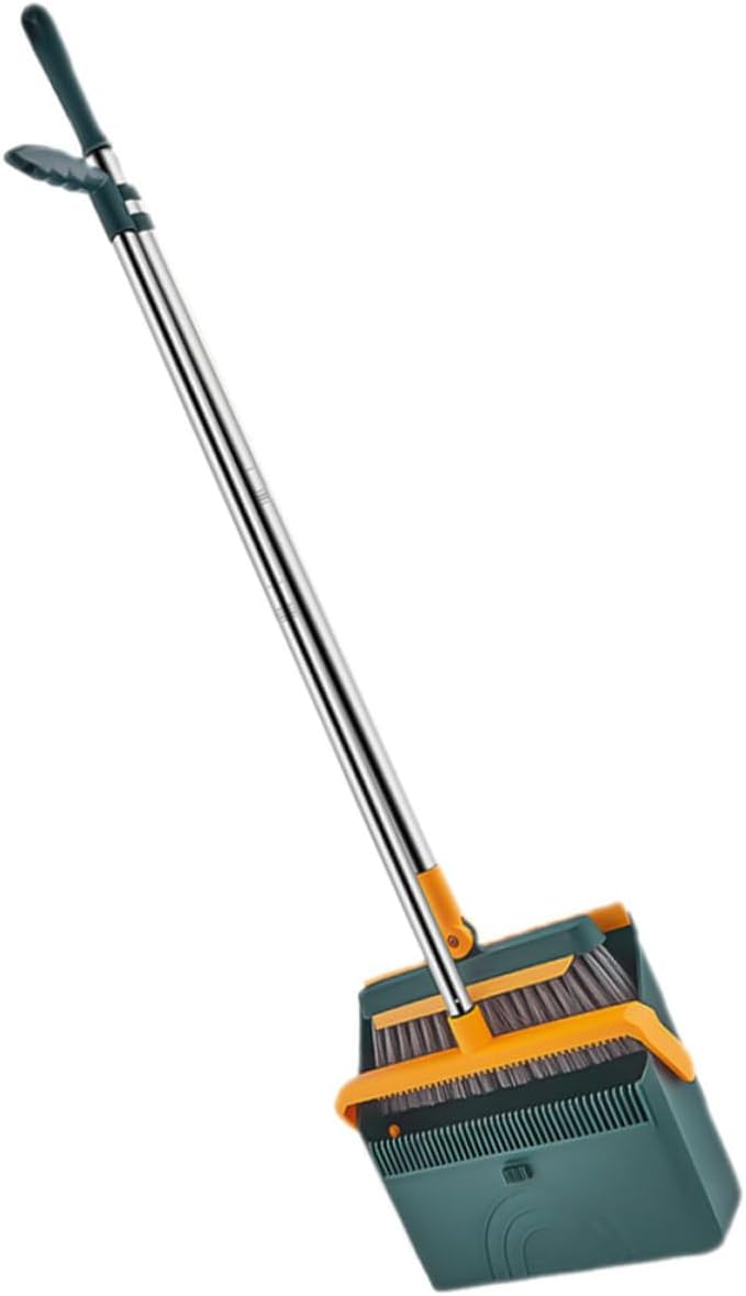 Generic Supple Broom for Home Household Broom and Dustpan Set Dustpan for Office Use