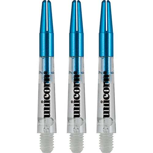 Unicorn Gripper Zero Degrees Dart Shafts - Short - Blue - 1 set (3) by Darts Corner Cover