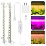 Grow Light for Indoor Plants Abonnyc LED Plant Grow Light Strips Warm White Light & Red Light Full S