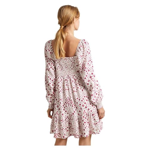 Pepe Jeans Para Mujer. PL953498 Vestido Doxa Blanco (Xs), Casual, Lino, Manga Larga - 2
