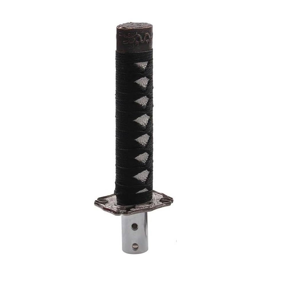 HYASDBWE Metal Manual Transmission Gear Stick 15cm Universal Samurai Sword Gear Shift Knob Shifter Gear Shifter Parts(Black and White)