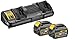 Produktbild DeWalt DCB132T2-QW - 18/54V XR FLEXVOLT 6AH BATTERY X 2 AND DUAL CHARGER STARTER KIT