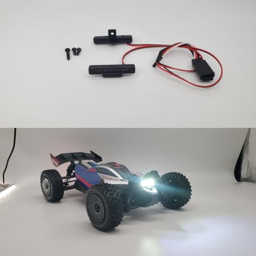 Palumma Front and Rear Light Kit for ARRMA1/18 Typhon RC Car Headlight Tail Light Accessories for ARRMA1/18 Typhon RC Car Upgrade Accessories