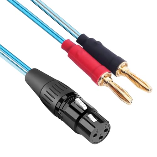Amazon.co.jp: luxferre xlr バナナ ケーブル banana 変換 xlr