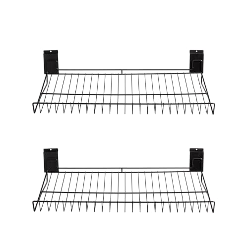 PYBTOOL 30-Inch Slatwall Shoe Shelves, Slatwall Accessorries, Heavy Duty Slat
