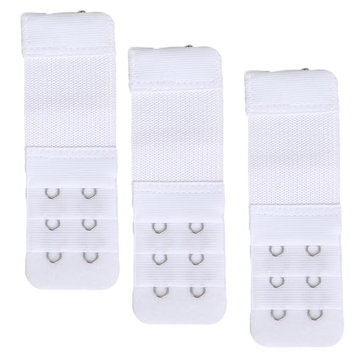 Image of Bra Strap Extenders, Women Elastic Extensions Bra Extender Set, 6 Piece,Skin,White,Black