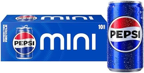 - Cola Soda Pop, 7.5 Fl oz, Mini Cans (Pack of 10)
