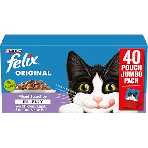 FELIX ORIGINAL Mixed Menu Jelly Cat Food 40x85g Cover