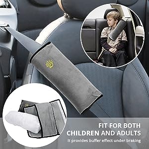Almohada para cinturón de seguridad para niños 2PC miniatura 7