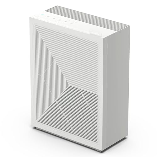 Image of COWAY Air Purifiers for Home Bedroom up to 1,035ft with Washable Filter, Ordor Filter, & HEPA Filter for Smoke, Pollen, Dander, with Air Quality Monitor, Auto Mode, 3yr Warranty, 160, White