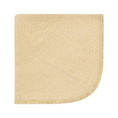Image of Hudson Baby Unisex Baby Flannel Cotton Poly Washcloths, Brown Bear 12 Pack, One Size