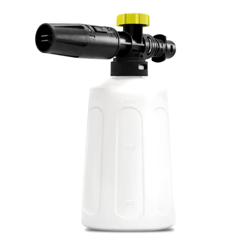 MIFKLMV Snow Foam Lance, Foam Cannon with Adjustable Nozzle, Pressure Washer Dispenser Bottle for Car Wash Yard Cleaning Bike Washing 750ML