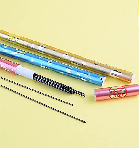 Ipienlee 0.9 Mm Mechanical Pencil Stationery Set Including 4Pcs Mechanical Pencils With 4 Tubes Hb Lead Refills And 4Pcs Jerry Erasers For Writing Draft, Drawing, Sketch, Architecture #TOP3