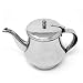 Stainless Steel Gooseneck Tea Pot w/ Vented Hinged Lid, 32 Fluid Ounces (4 - 5 Cups) by Pride Of India
