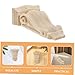 QUMIIRITY Solid Wood Carving Roman Column Corbels Home Decor Living Room Accessory