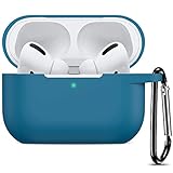 【2024強化版】ELYBYYLE for AirPods Pro ケース (2023/2022/2019)用 AirPodsPro 第2世代 ケース ソニー ワイヤレス イヤーホン キズ防止 耐衝撃 防水 防塵 紛失防止 装着充電可能 AirPods Pro/AirPods Pro2 用保護ケース ブルー
