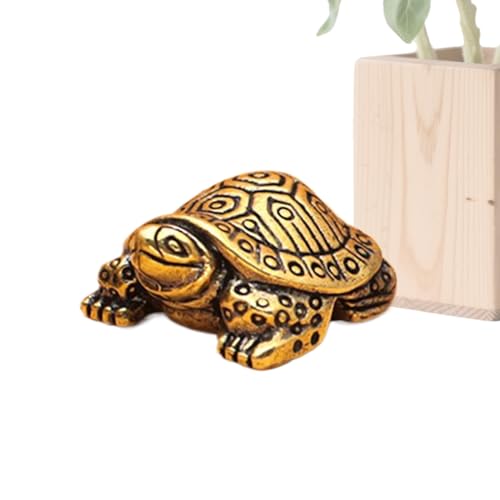 銅製 はた 在銘 亀 カメ 置物 頭尾可動式 鼈 細密細工 煎茶飾り 盆景
