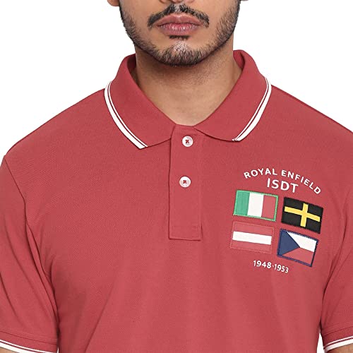 Image of Royal Enfield Flag Polo T-Shirt