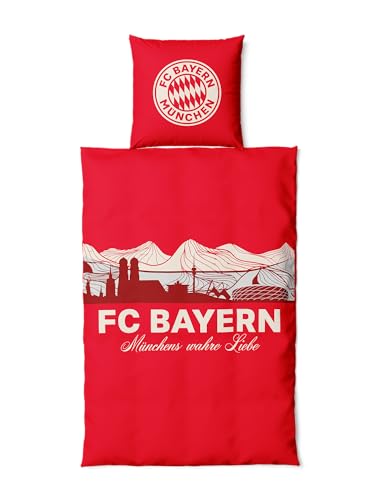 FC Bayern München I Bettwäsche Autumn Collection I Rot