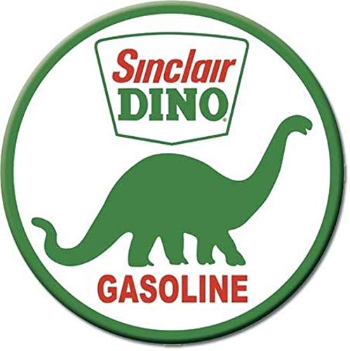 Imán redondo Sinclair Dino para refrigerador miniatura 1