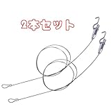 リッセイ ピクチャーレール 耐荷重約20kg 自在金具付 径2.0mm (全長0.5m/2本セット)