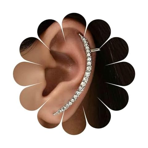 Aneneiceera Crystal Cuff Earrings Cover