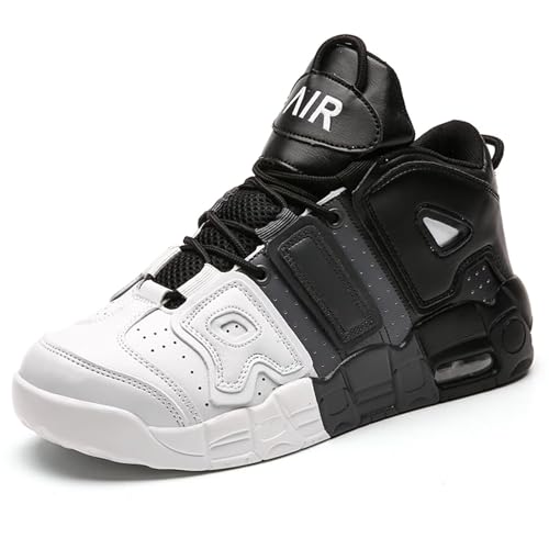 Herren Basketballschuhe Air More Uptempo Sneakers High-top Mode Sport Tennisschuhe Damen Studenten Anti-Rutsch Jungen Mädchen Sportschuhe Running Shoes