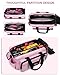 Trahzia Tactical Tool Bag for Women, 16 Inches Tool Storage Organizer Box with Wide Mouth, Large Toolbag Toolbox with Handle, Pink (Empty Bag Only)
