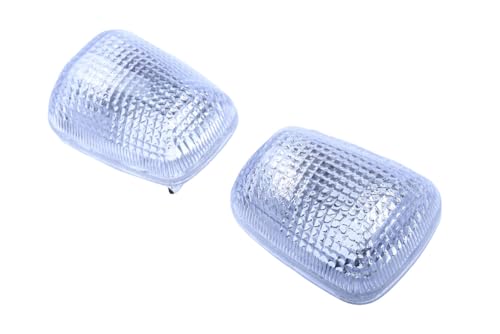 Cabochons clignotants arrière transparents pour Suzuki SV 650 et GSX 1400