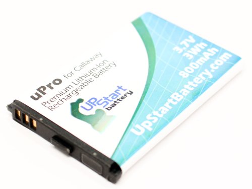 Replacement for Callaway uPro Battery - Compatible with Callaway uPro Golf GPS Battery (800mAh 3.7V Lithium-Ion)