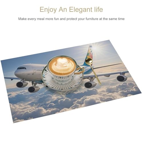 Sets de table avions pour décorer votre terrasse et animer vos repas - 4
