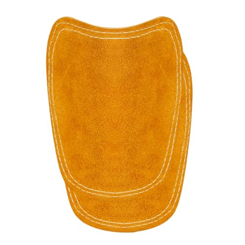Jambières de protection en cuir pour soudure, protection de chaussures adaptées à la résistance à l'usure à la chaleur, utilisation industrielle, chantiers de construction