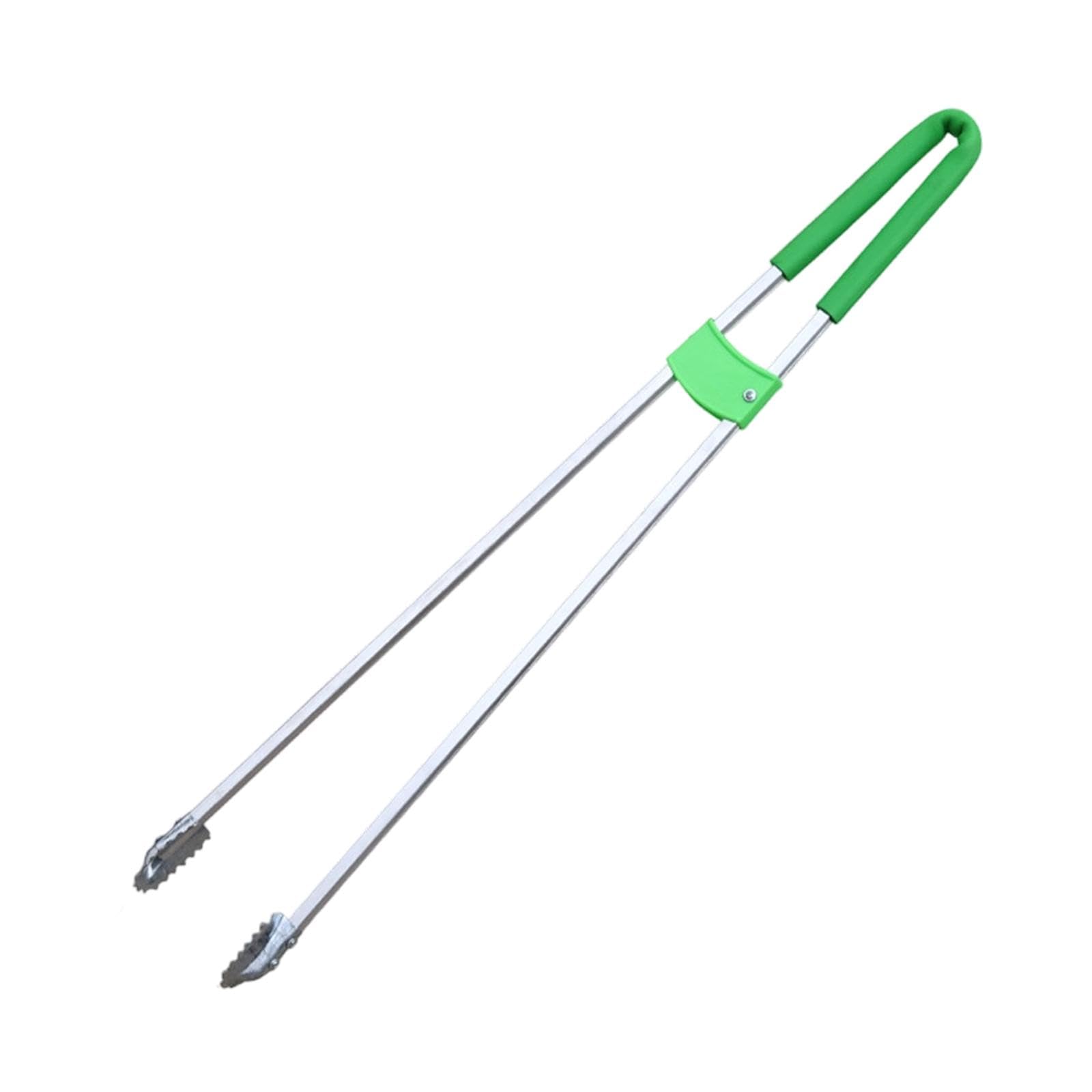Greifer Werkzeug Abfallgreifer Greifzange Müllgreifer mit Langem Ergonomischem Stab Sicherem Greifkopf Und Festem Mechanismus für Senioren Gartenreini, Aluminiumstange