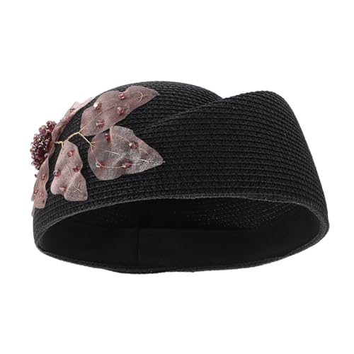 Casquette été perles pour hôtesse de l'air chic lors des cérémonies en plein air