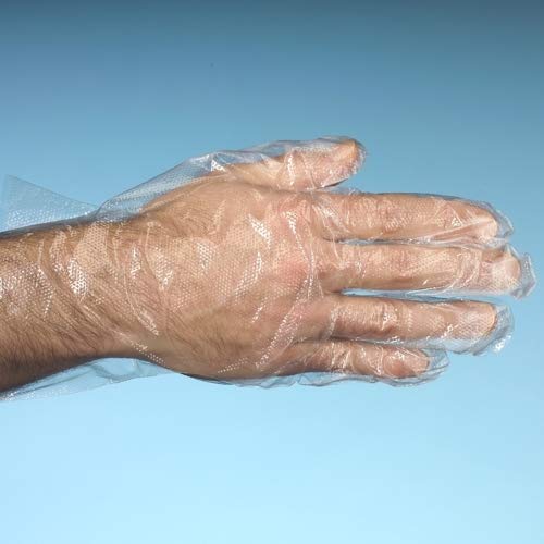 Preisvergleich Produktbild 5000 Handschuhe, PE transparent für Herren, L