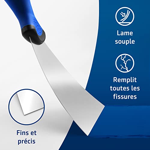 HOGARD Voegvulling Plamuurmes met Ingebouwde Schroevendraaier Gipsplaten Roestvrij Staal Gemaakt in EU, 150 mm (5.9 inch) - Afbeelding 4