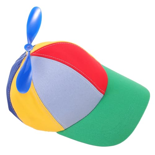 Hat Boys and Girls Fashion Peaked Cap Detachable Propeller Sunscreen Cap for Boys Girls Multi