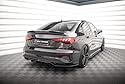 Maxton Design Heckspoiler Lippe für Audi A3 / S3 / RS3 / A3 S-Line Limousine 8Y Hochglanz schwarz